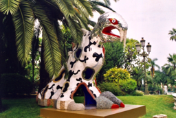 Skulptur in Monaco, 2002 (analog)  -  Sculpture In Monaco, 2002